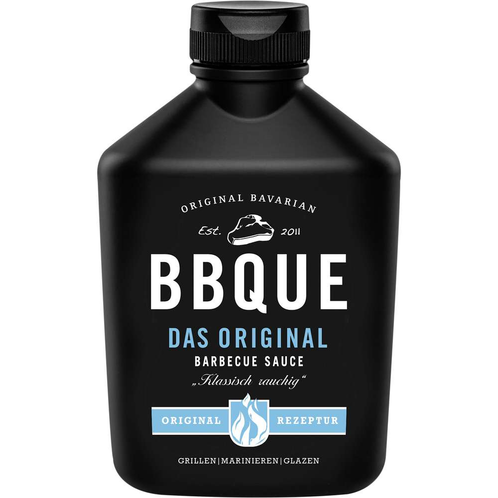 BBQUE Original Barbecue Sauce "Klassisch-rauchig" 400ml / 13.52fl.oz.
