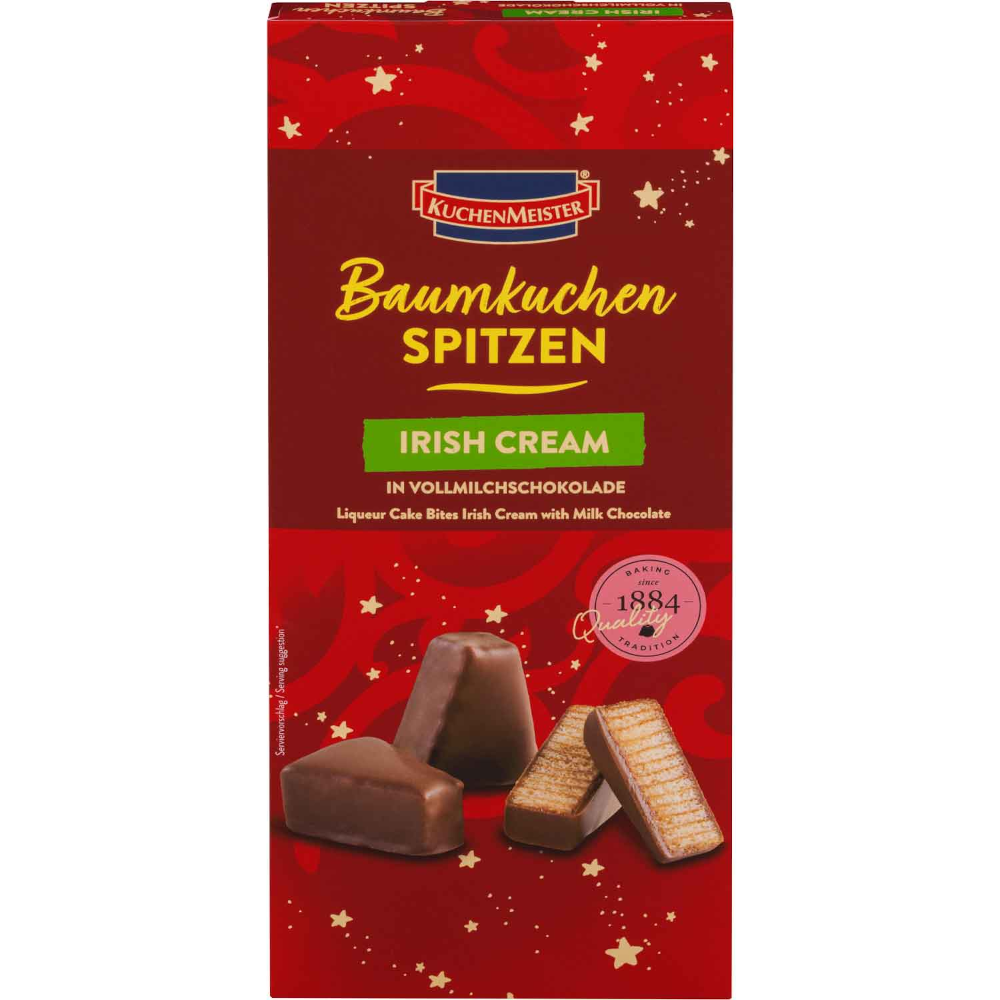 KuchenMeister Feinste Baumkuchenspitzen Irish Cream 150g