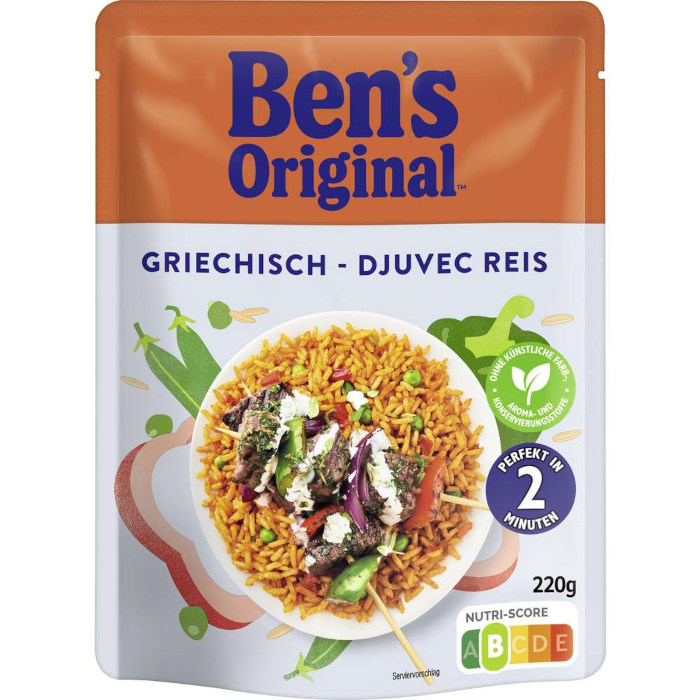 BEN´S ORIGINAL™ Express-Reis Griechisch Djuvec Reis 220g