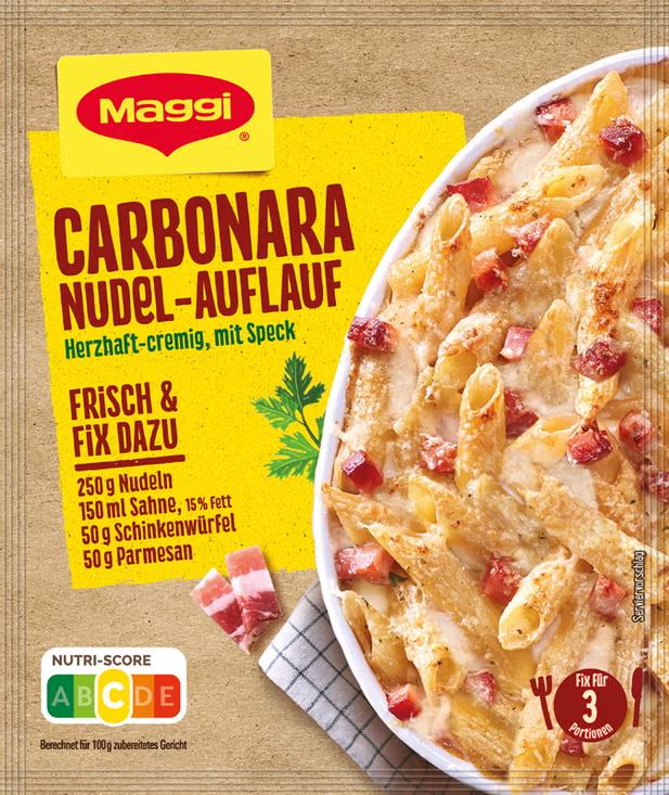 Maggi Fix für Carbonara Nudel-Auflauf 37g / 1.3oz