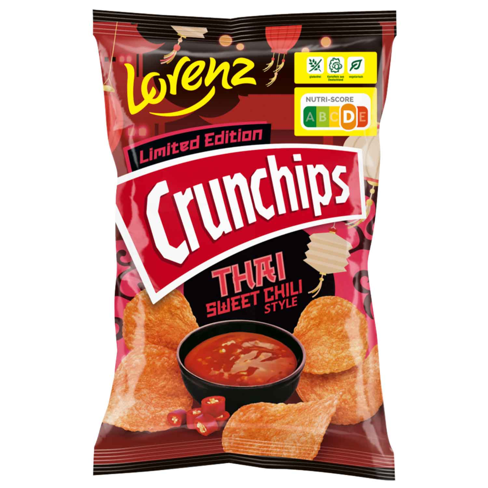 Lorenz Crunchips Thai Sweet Chili Style Limited Edition 130g / 4.58oz