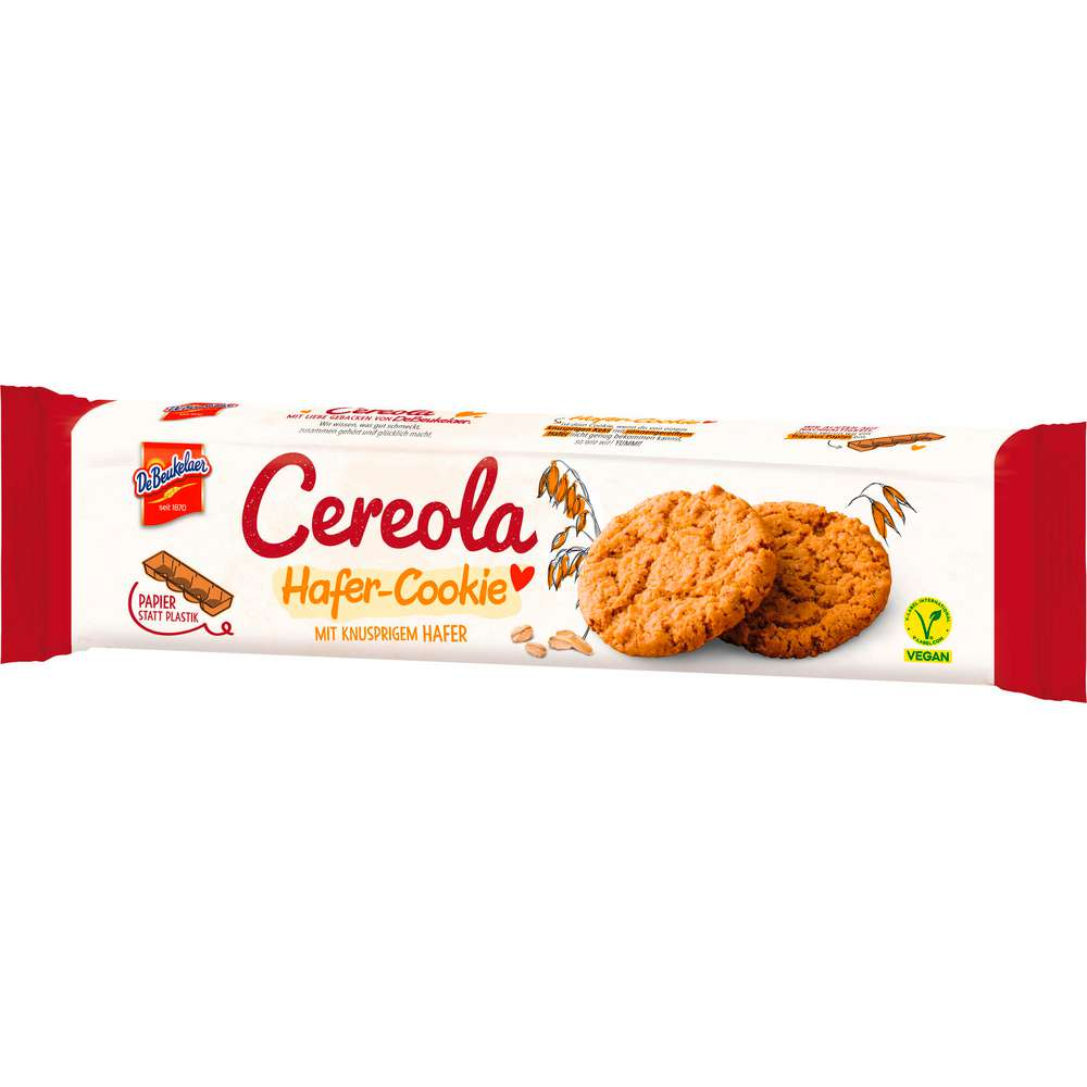 DeBeukelaer Cereola Hafer-Cookie, vegan 150g / 5.29oz
