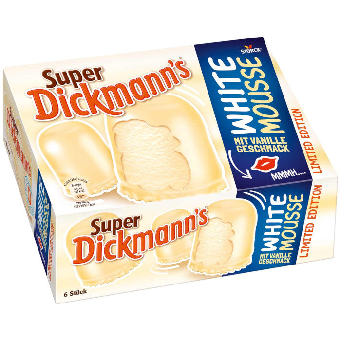 Storck Super Dickmann´s White Mousse Vanille 6 Stück 168g