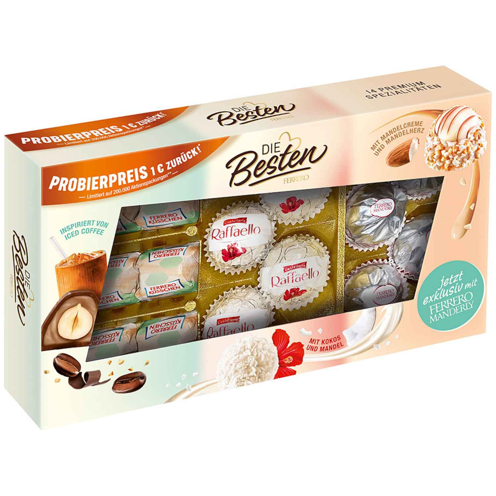 Ferrero Pralinen Mix Die Besten Manderly 166g