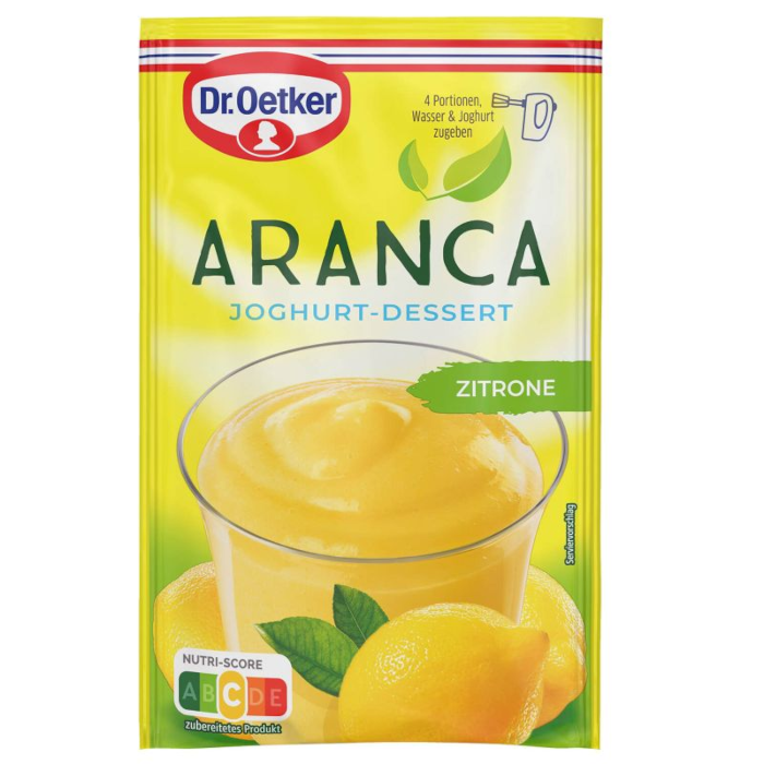 Dr. Oetker Aranca Joghurt Dessert Zitrone 75g