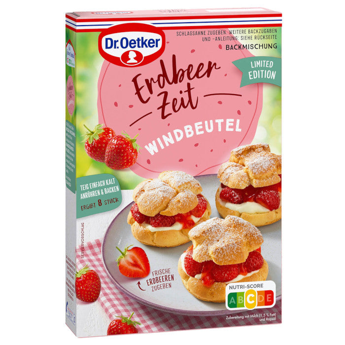 Dr. Oetker Erdbeer Zeit Backmischungen Probierset mit 10% Rabatt