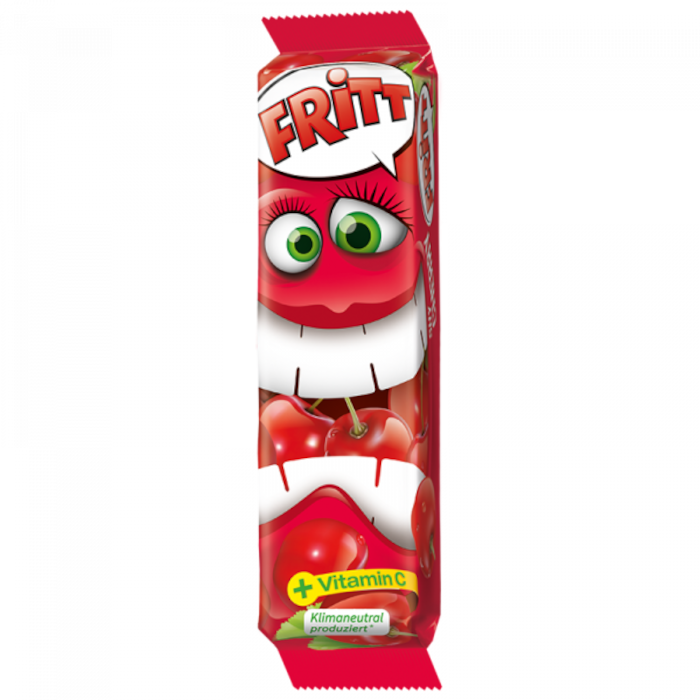 FRITT Kirsche Kaubonbonstreifen 70g / 2.46oz