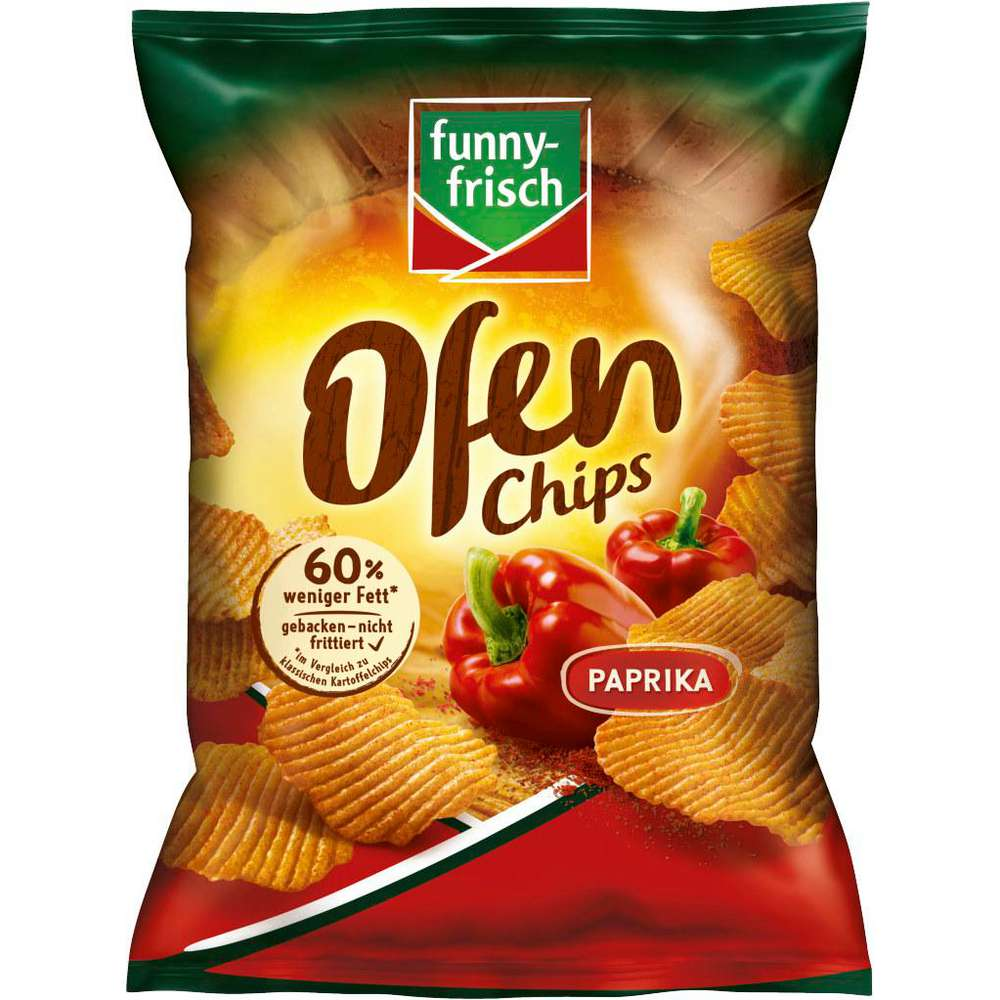 funny-frisch Ofen Chips Paprika 125g / 4.4oz