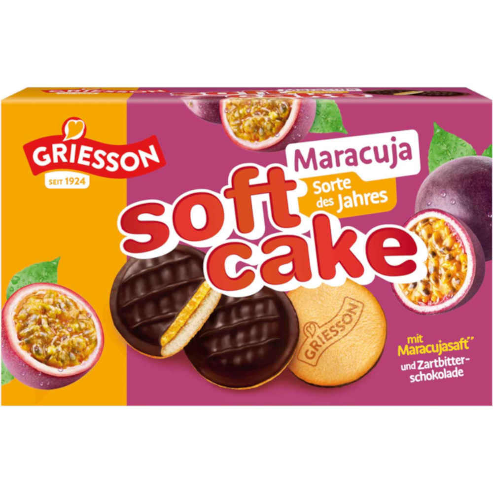 Griesson Kekse Soft Cake Maracuja Sorte des Jahres 300g / 10.58oz