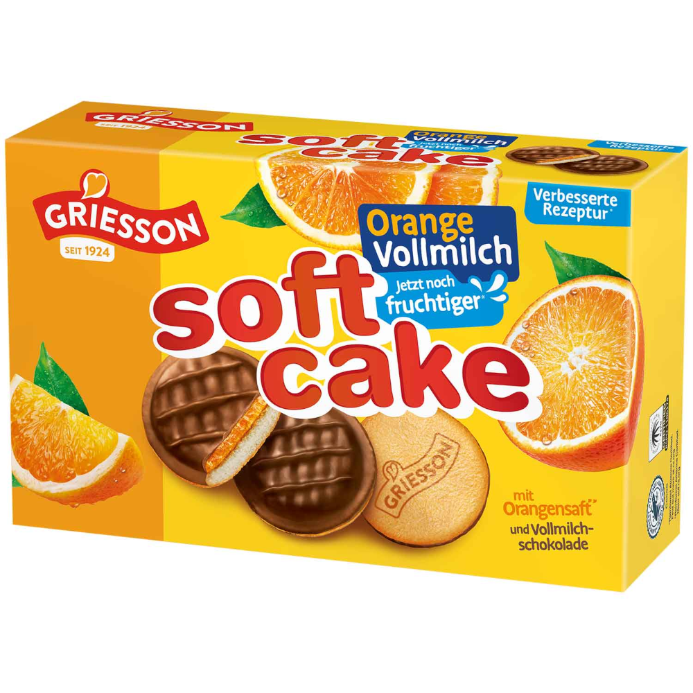 Griesson Kekse Soft Cake Orange Vollmilch 300g / 10.58oz