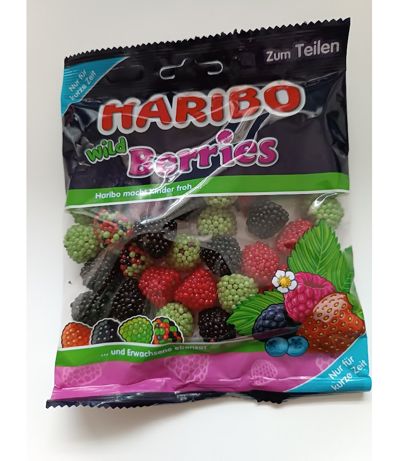 HARIBO Wild Berries aus Gelee mit Nonpareille 175g