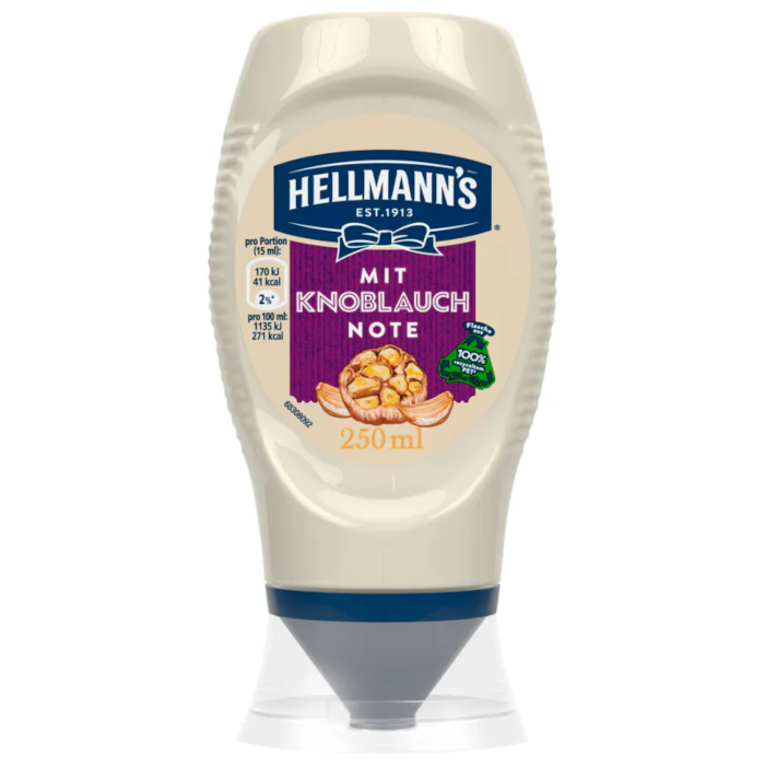 HELLMANN´S Sauce mit Knoblauch Note 250ml / 8.45 fl. oz.