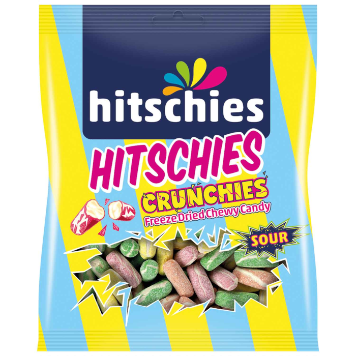hitschies Crunchies Sour Freeze Dried Kaubonbons 75g / 2.64 oz