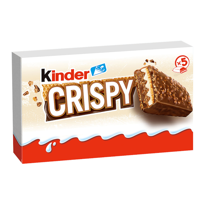 Ferrero Kinder Crispy knusprige Waffelriegel 5 Stück 170g / 6oz