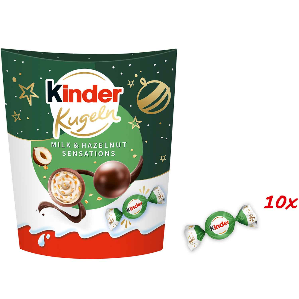 Ferrero Kinder Kugeln Milk & Hazelnut Sensations 90g / 3.17oz