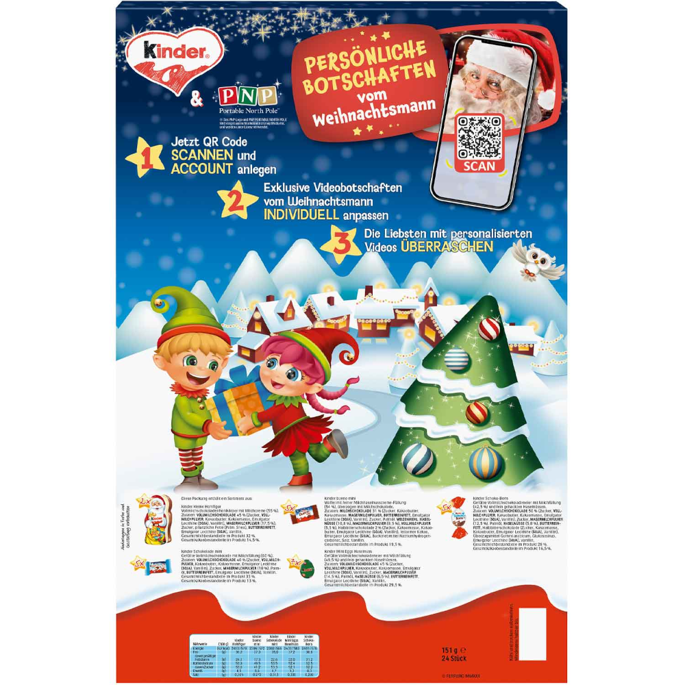 Ferrero Kinder Mix Adventskalender 151g / 5.29oz