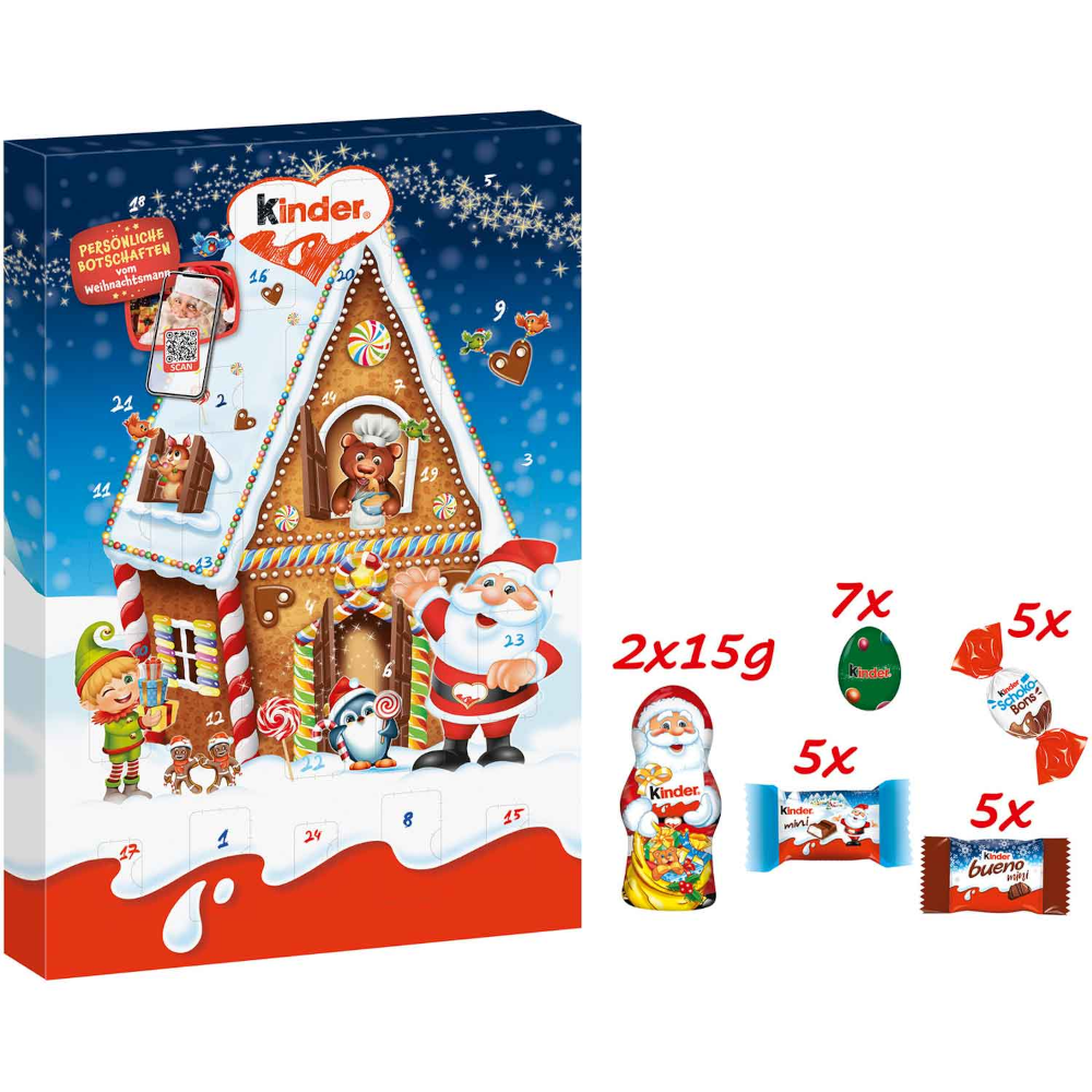 Ferrero Kinder Mix Adventskalender 151g / 5.29oz