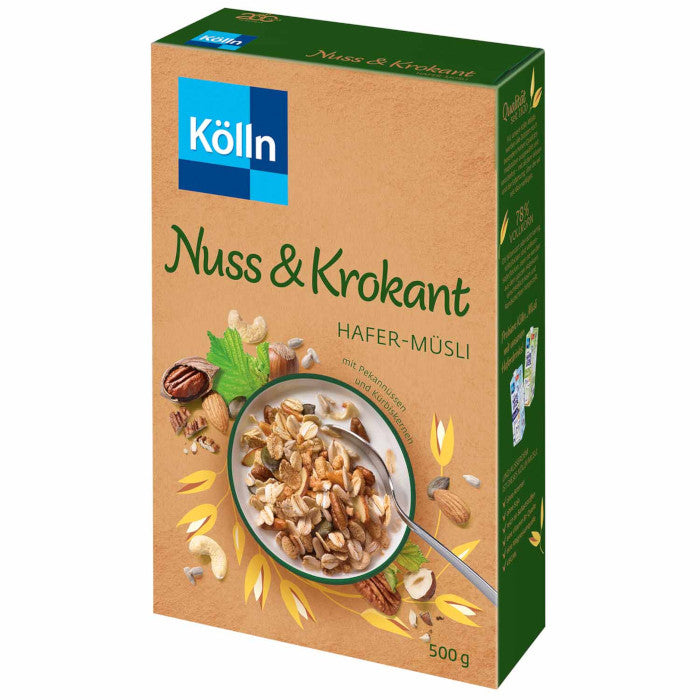 Kölln Nuss & Krokant Hafer-Müsli 500g / 17.63oz