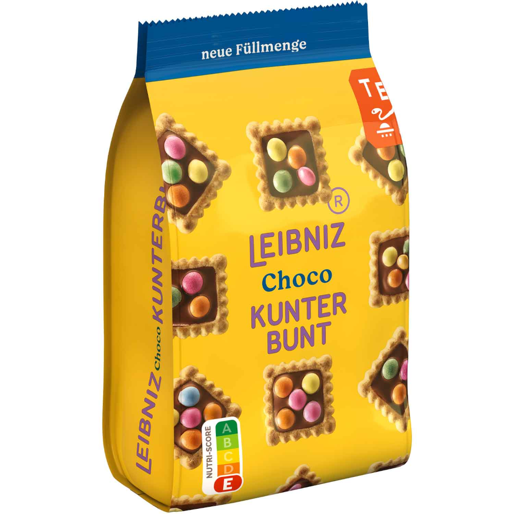 LEIBNIZ Kunterbunt Choco Butterkekse mit Schokolinsen 125g