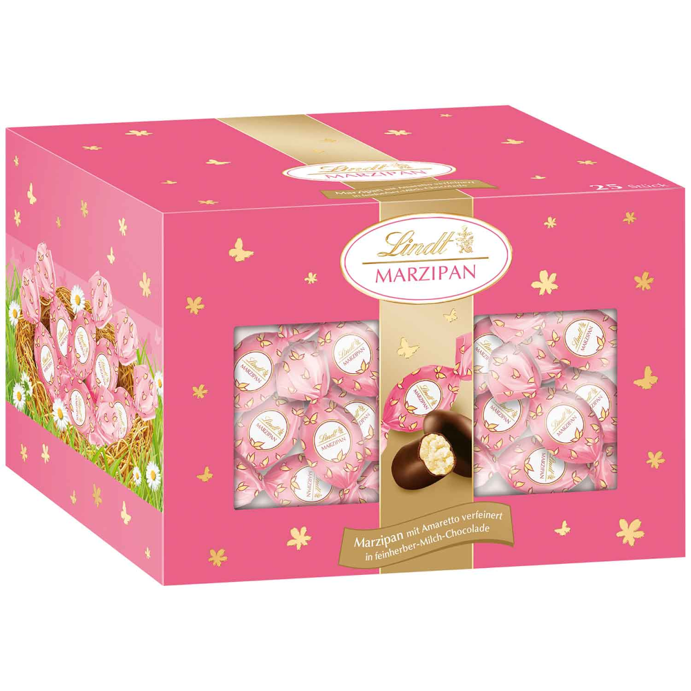 Lindt Marzipan Ostereier 25 Stück im Köcher 425g / 14,99 oz