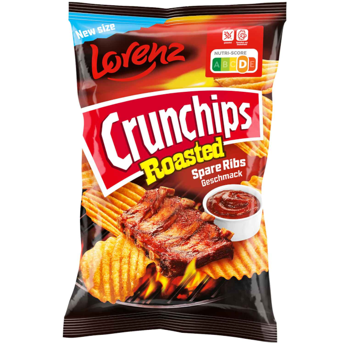 Lorenz Crunchips Roasted Spare Ribs Geschmack 110g / 3.88oz