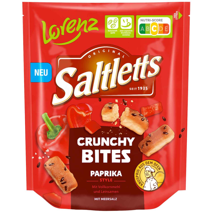 Lorenz Saltletts Crunchy Bites Paprika Style 100g