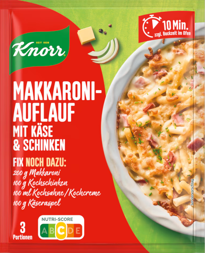 Knorr Fix für Makkaroni Auflauf mit Käse & Schinken 35g / 1.23oz