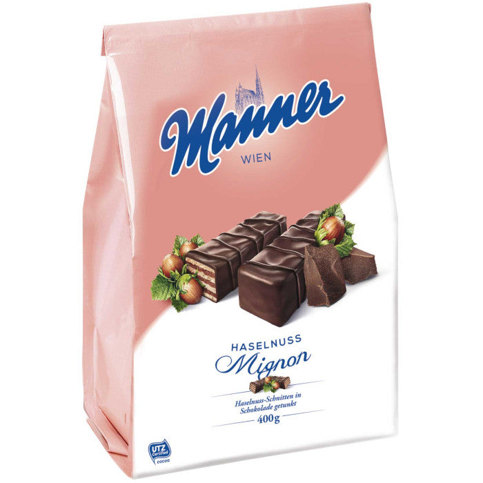 Manner Haselnuss Mignon Waffel-Schnitten 400g / 14.1oz