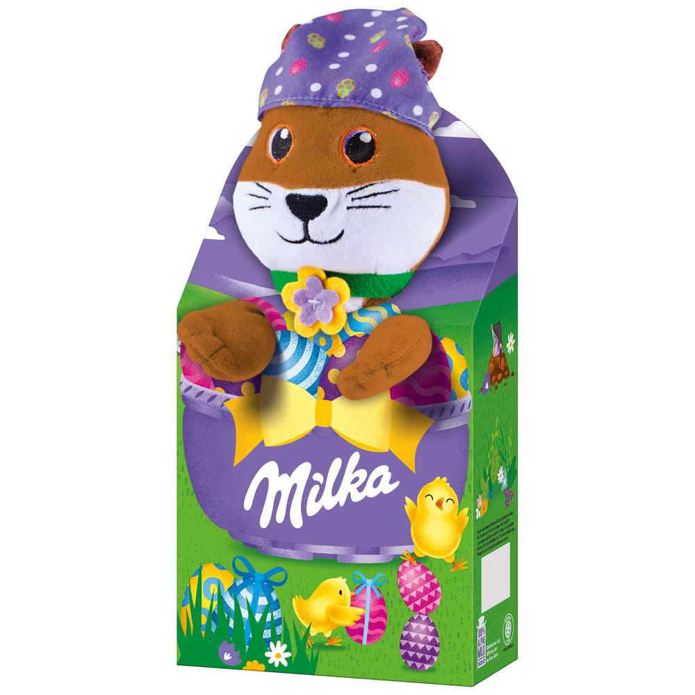 Milka Magic Mix Plüschtier Eichhörnchen Ostergeschenk 96g / 3.38oz