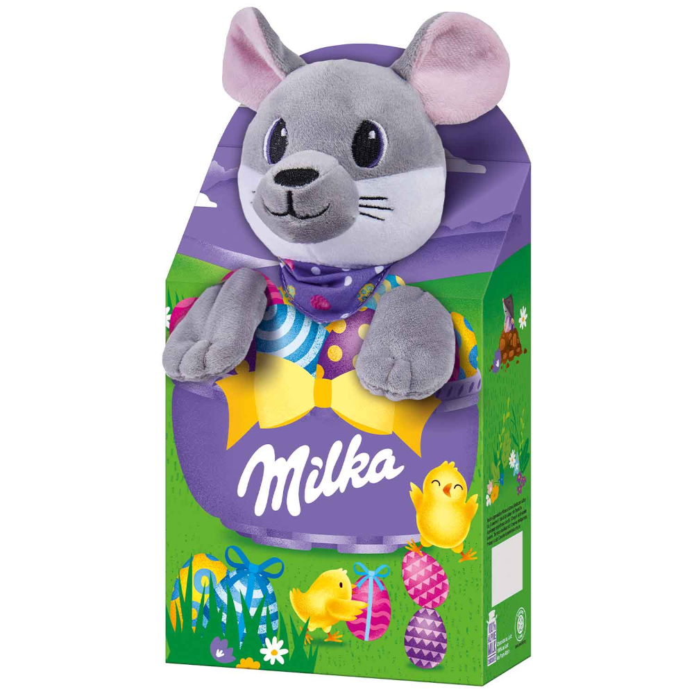 Milka Magic Mix Plüschtier Maus Ostergeschenk 96g / 3.38oz