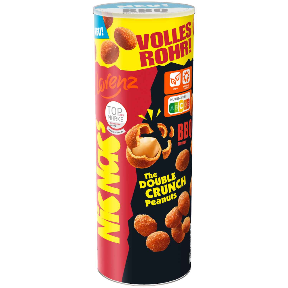 Lorenz NicNac´s Volles Rohr BBQ Erdnüsse in knuspriger Teighülle 333g