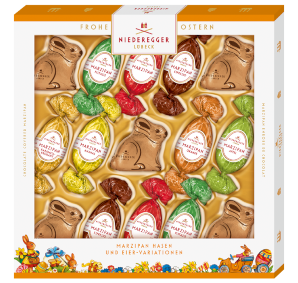 Niederegger Marzipan Hase und Eier Variationen Ostern 187g / 6.59oz