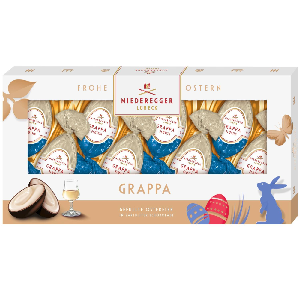 Niederegger Gefüllte Ostereier Grappa 100g / 3.52oz
