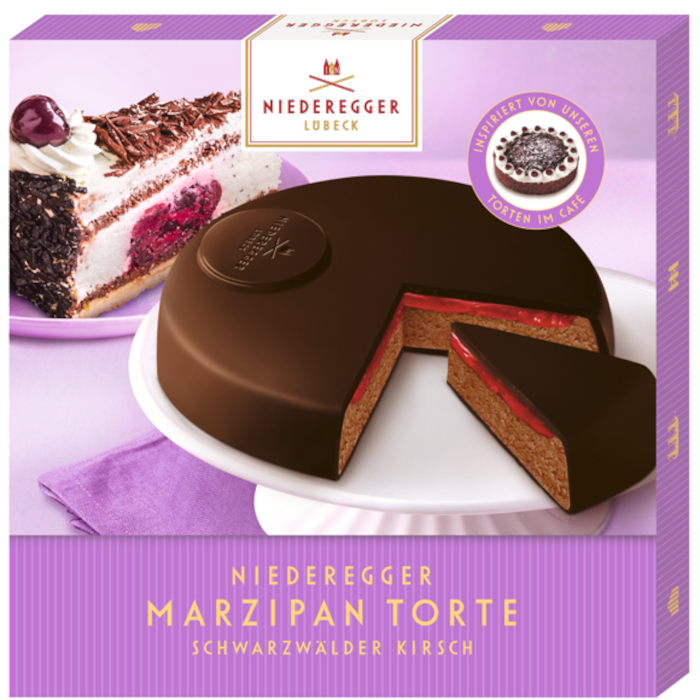 Niederegger Marzipan Torte Schwarzwälder Kirsch 185g / 6.52oz