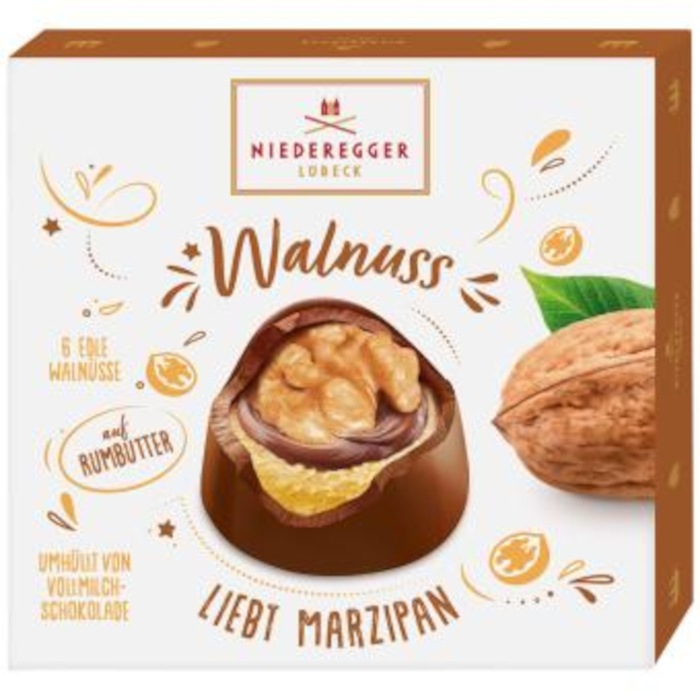 Niederegger Pralinen "Walnuss Liebt Marzipan" 108g / 3.81oz