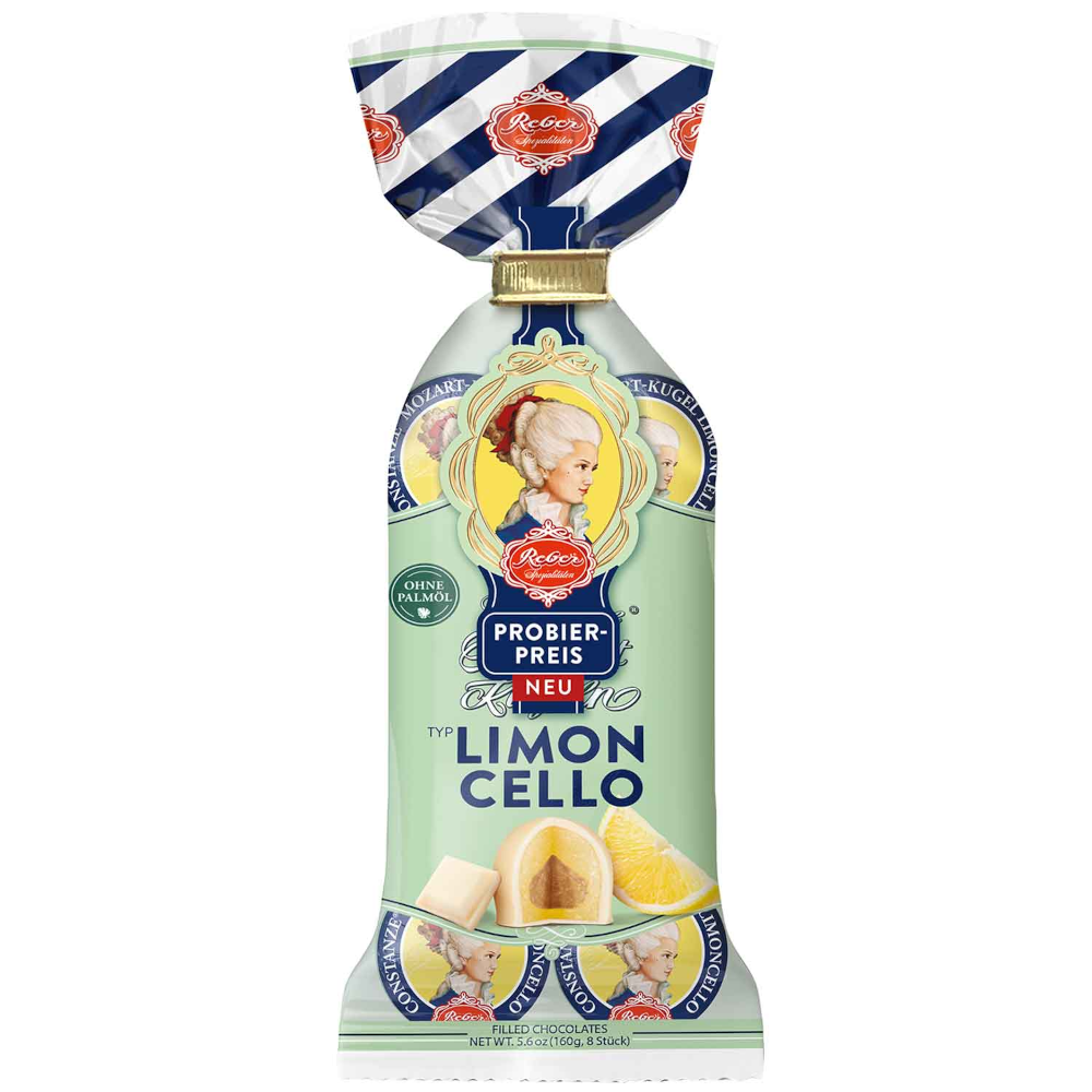 Reber Limoncello Constanze® Mozart Kugeln 8 Stück 160g