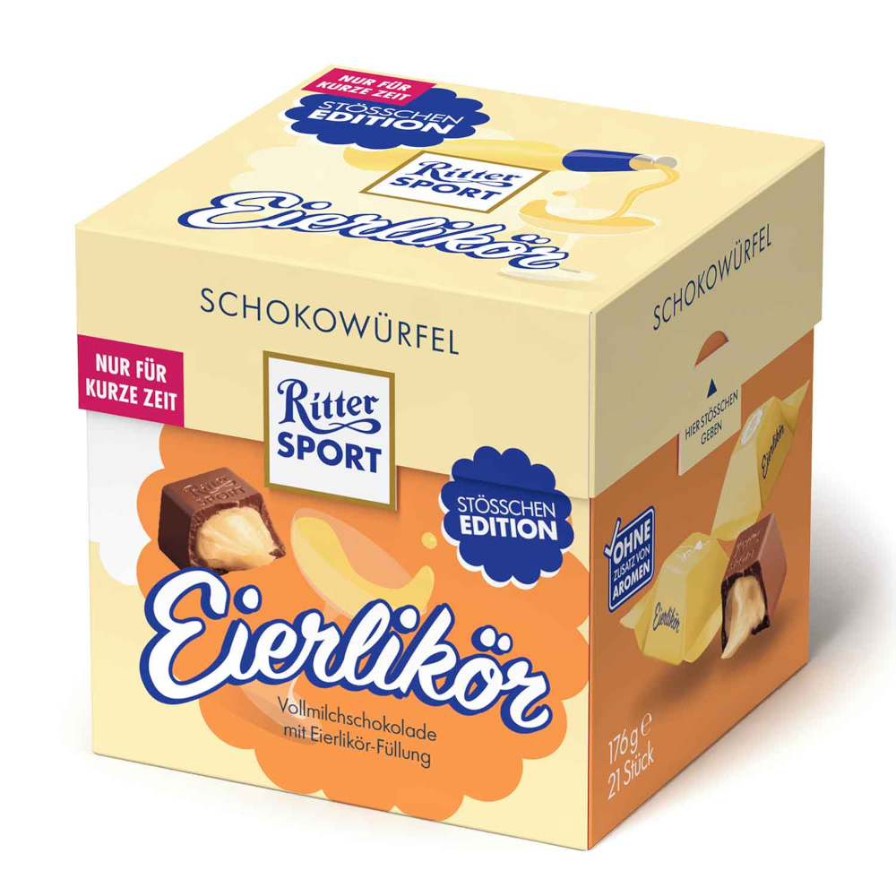 Ritter Sport Schokowürfel Eierlikör Limited Edition 176g / 6.2oz