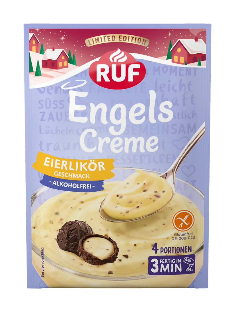 RUF Engels Creme Eierlikör Geschmack, Alkoholfrei 65g / 2.29oz