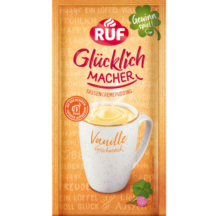 RUF Glücklichmacher Tassencremepudding Vanille 59g / 2.08oz