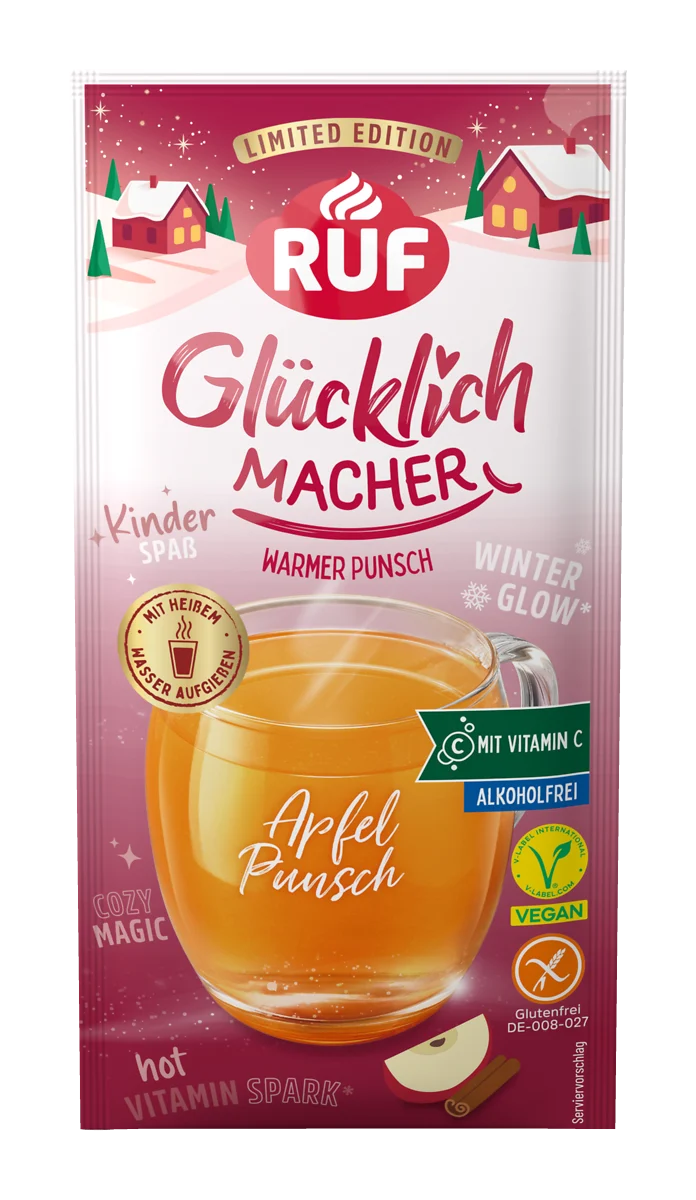 RUF Glücklichmacher warmer Apfelpunsch, Alkoholfrei 42g / 1.48oz