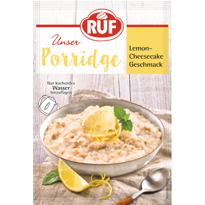RUF Porridge Lemon-Cheesecake Geschmack 65g / 2.29oz