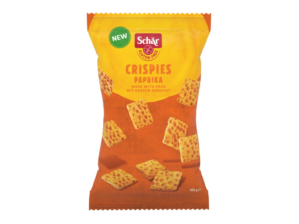 Schär Crispies Paprika, salzige Snacks Glutenfrei 100g / 3.52oz
