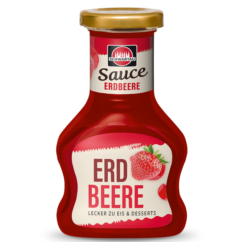 Schwartau Dessert-Sauce Erdbeere 125ml / 4.22fl.oz.