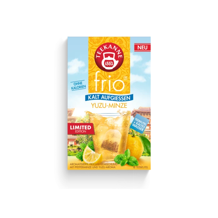 Teekanne frio Yuzu-Minze Tee zum kalt aufgießen 18 Teebeutel