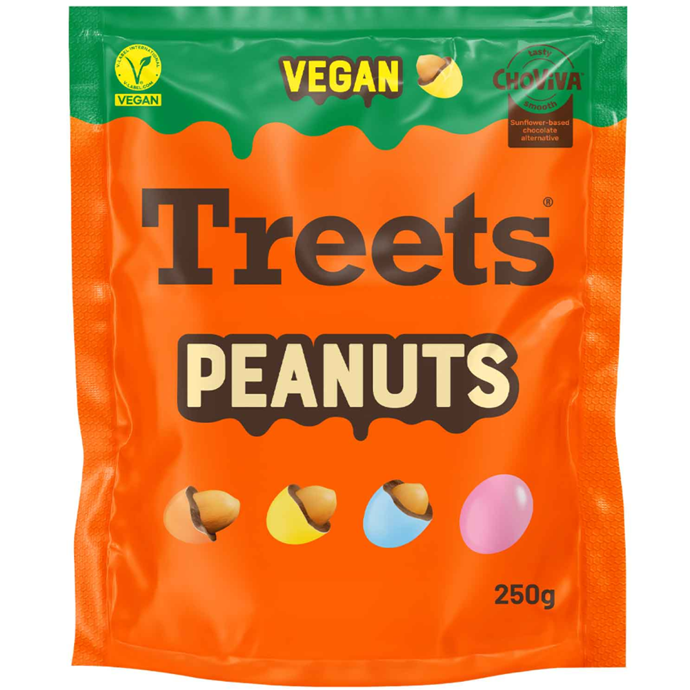 Treets Peanuts Vegan ChoViva 250g / 8.81oz