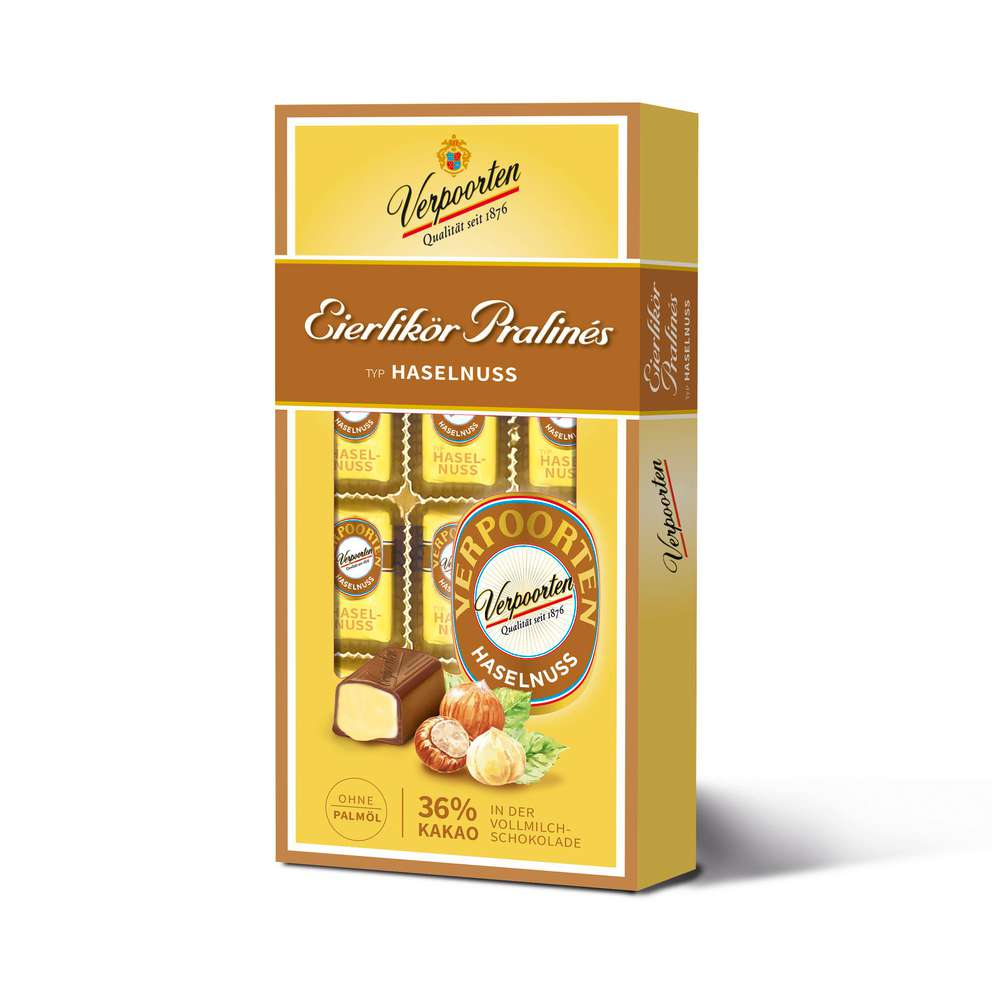 Verpoorten Eierlikör-Haselnuss Pralinen 120g