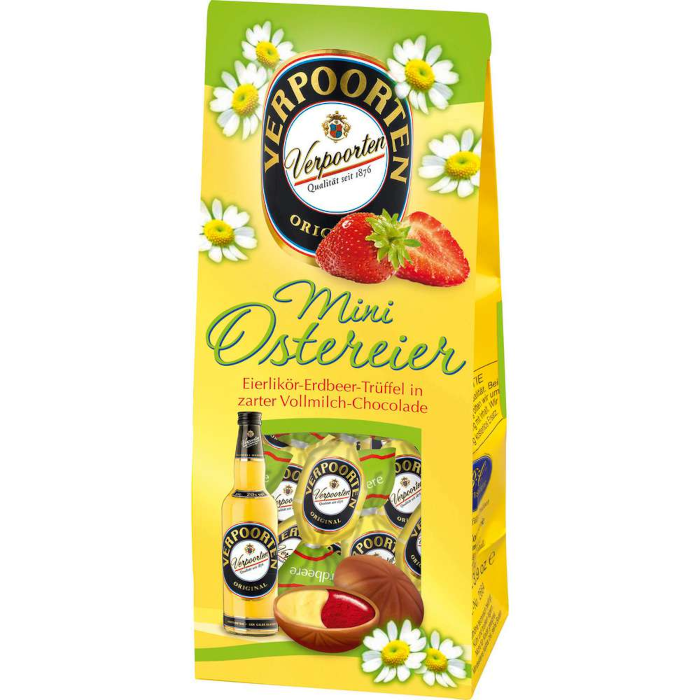 Verpoorten Mini Eierlikör Ostereier Erdbeer-Trüffel 110g / 3.88oz
