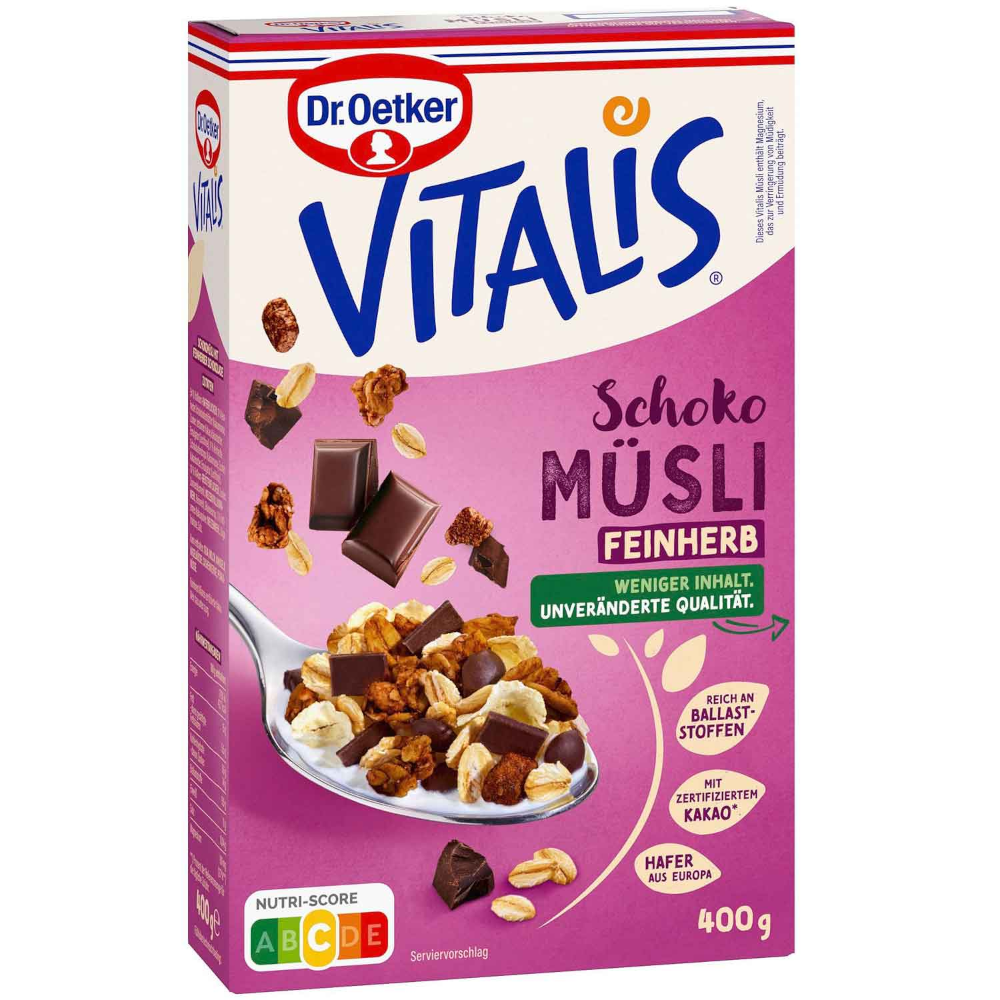 Dr. Oetker Vitalis Schoko-Müsli Feinherb 400g