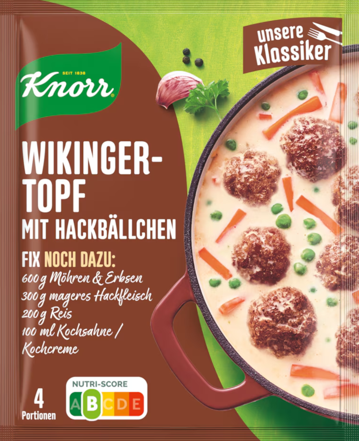 Knorr Fix für Wikinger-Topf mit Hackbällchen 30g / 1.05oz