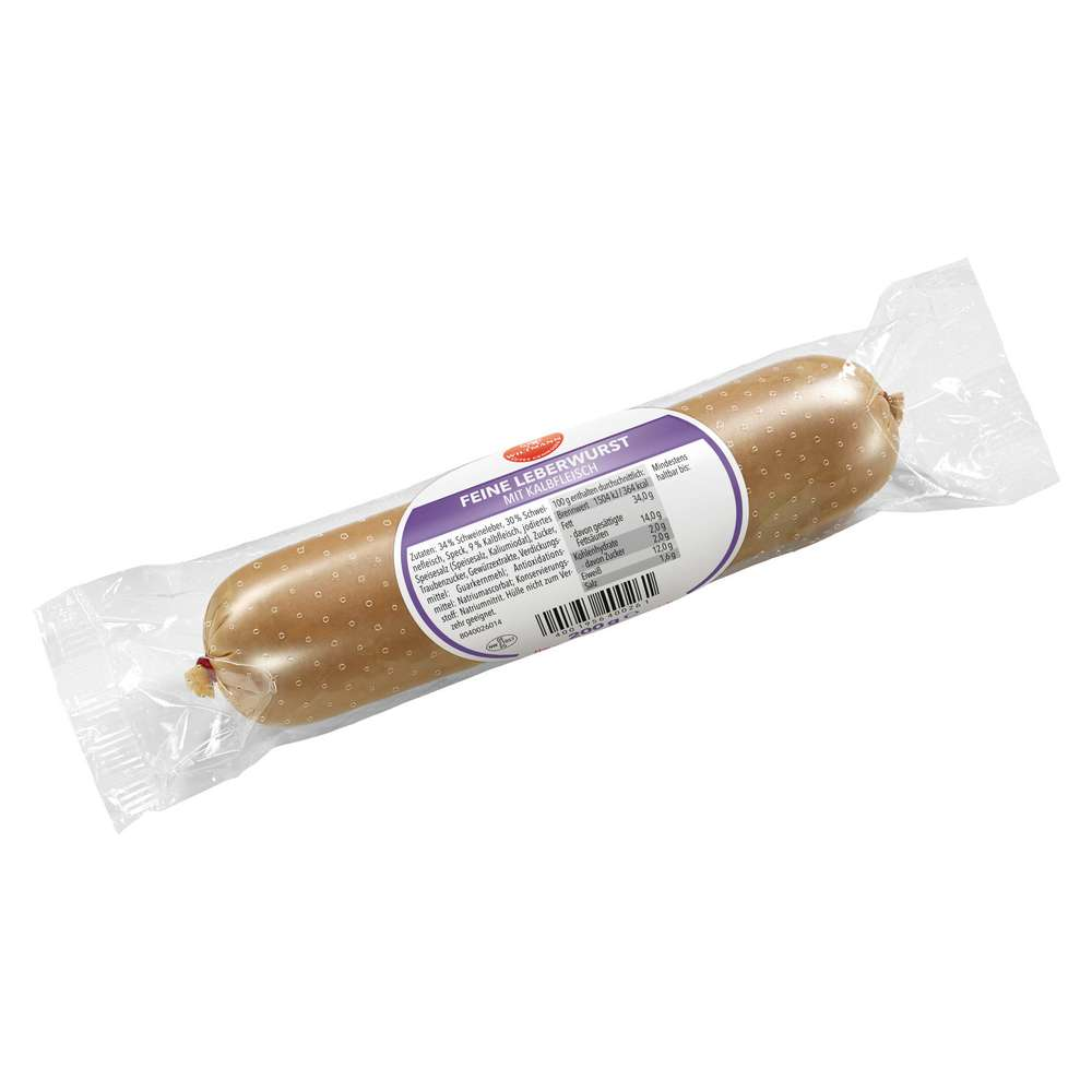 Wittmann feine Leberwurst mit Kalbfleisch 200g / 7.05oz